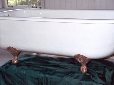 gold clawfoot tub thumb 400x300 1